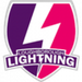 Loughborough Lightning football club logo and badge