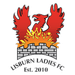 Lisburn Ladies W football club logo and badge