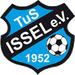 Issel W football club logo and badge