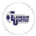 Llanfair United football club logo and badge