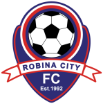 Robina City football club logo and badge
