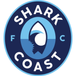 Shark Coast football club logo and badge